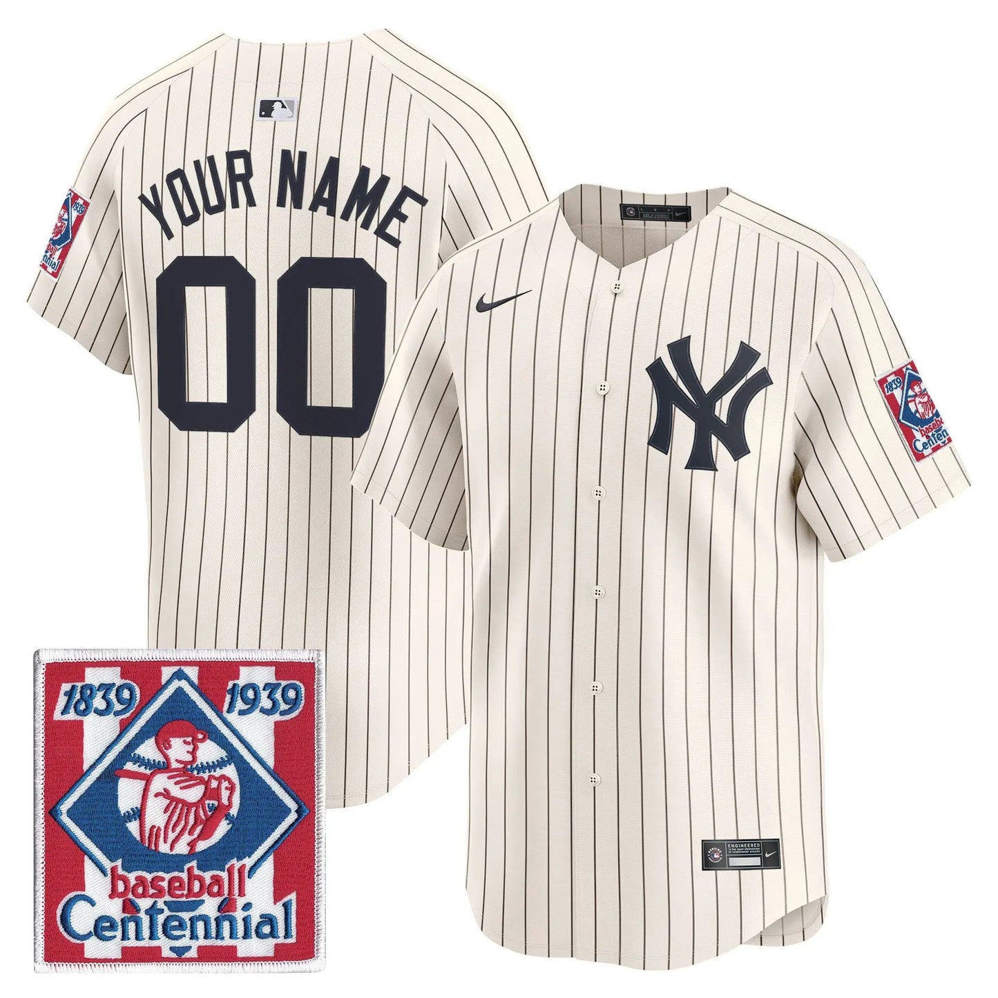 NYY 2026 Field of Dreams Vapor Premier Limited Custom Jersey - Stitched by New York Yankees