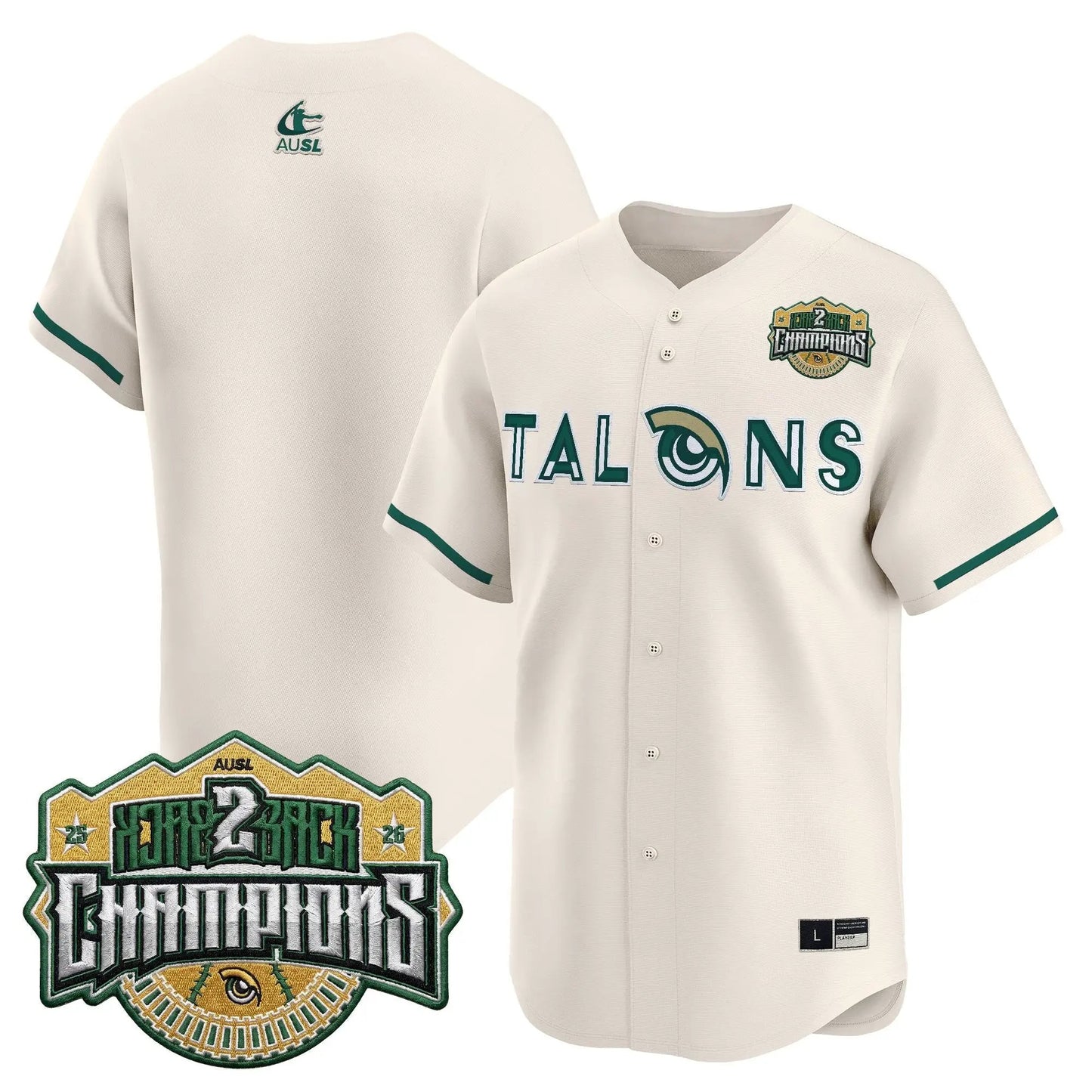 Utah Talons 2026 Back-To-Back Athletes Unlimited Softball League (AUSL) Champions Vapor Premier Limited Jersey - Stitched by Digigearus