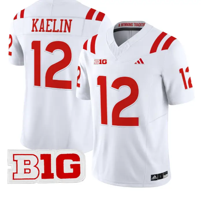 Daniel Kaelin Jersey #12 Nebraska Cornhuskers 2026 Vapor Limited Stitched by My Store NCAA Football Jerseys