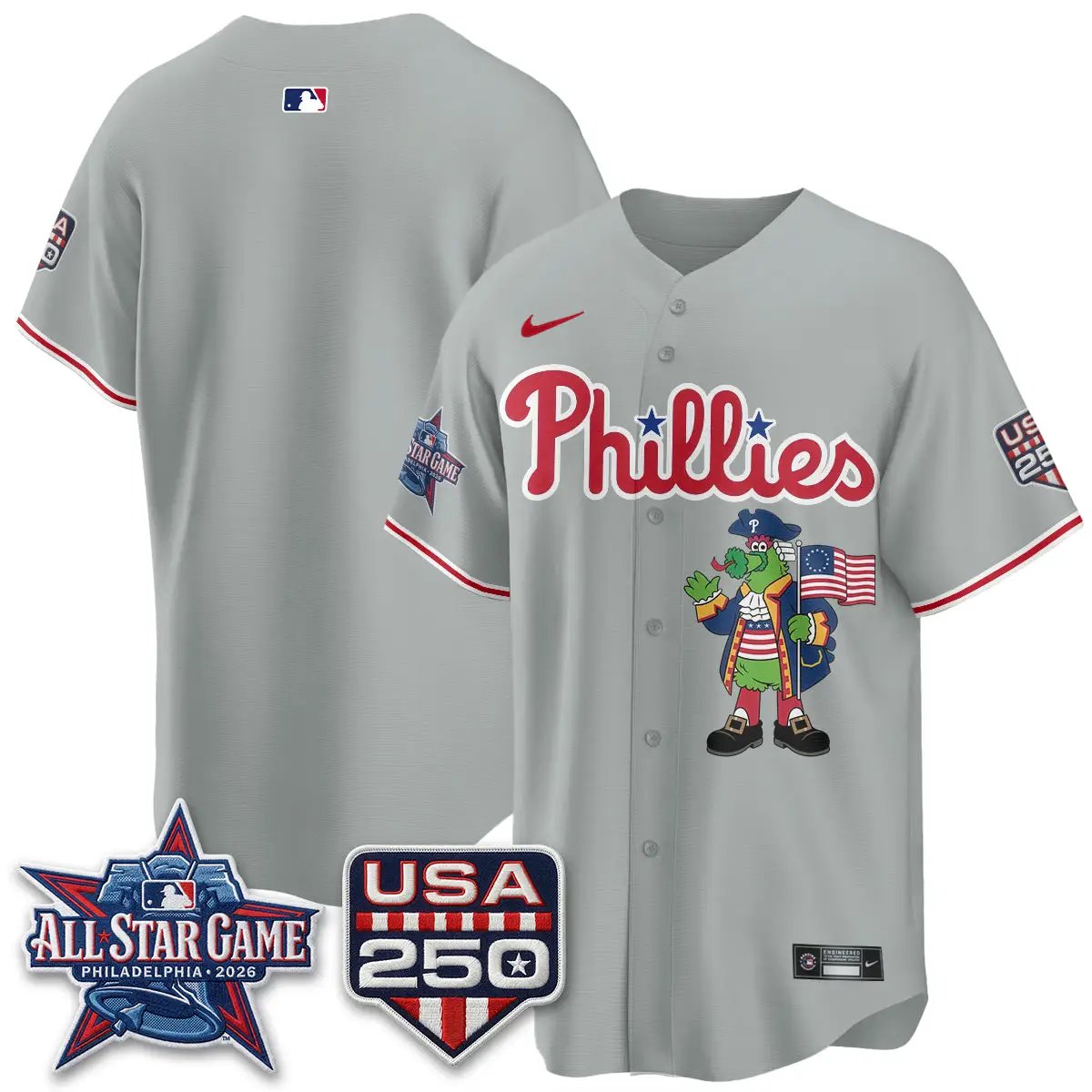 PHI 2026 All Star Phanatic Edition Vapor Jersey - Stitched by Philadelphia Phillies