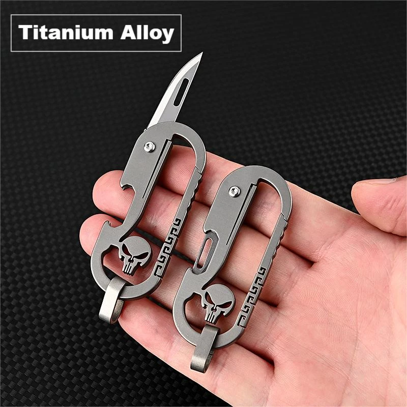 Multi-function keychain waist hanging portable folding knife Bowlift by Bowlift