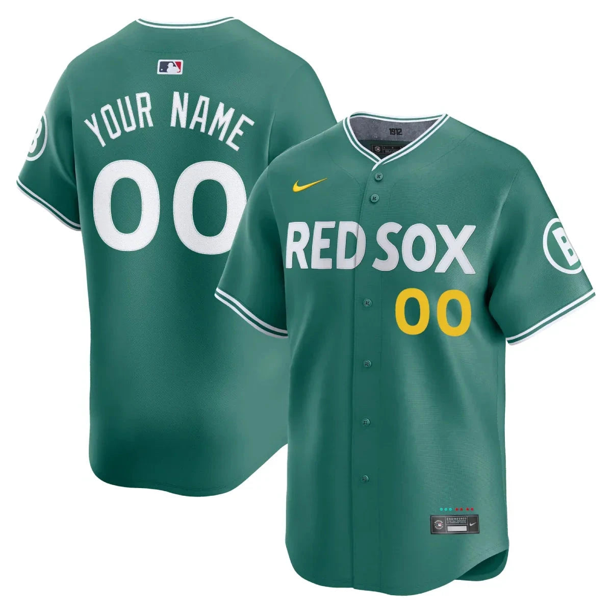 Boston Red Sox 2025 City Connect Vapor Premier Limited Custom Jersey - All Stitched by Boston Red Sox