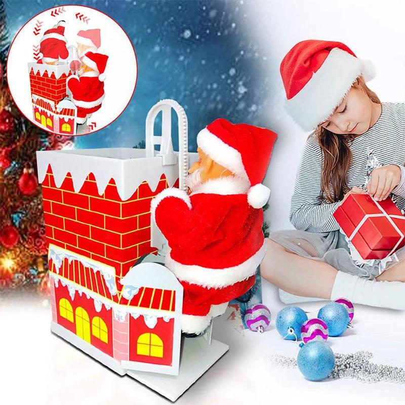 electric climbing ladder Santa Claus by Bowlift