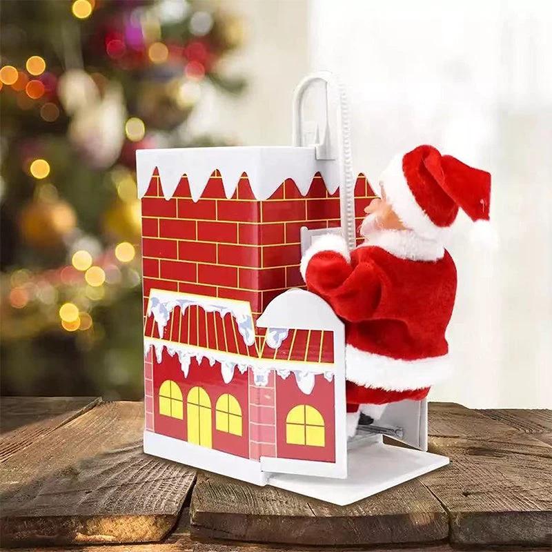 electric climbing ladder Santa Claus by Bowlift