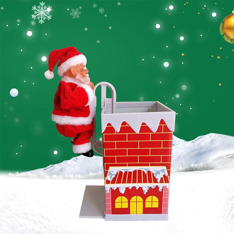 electric climbing ladder Santa Claus by Bowlift