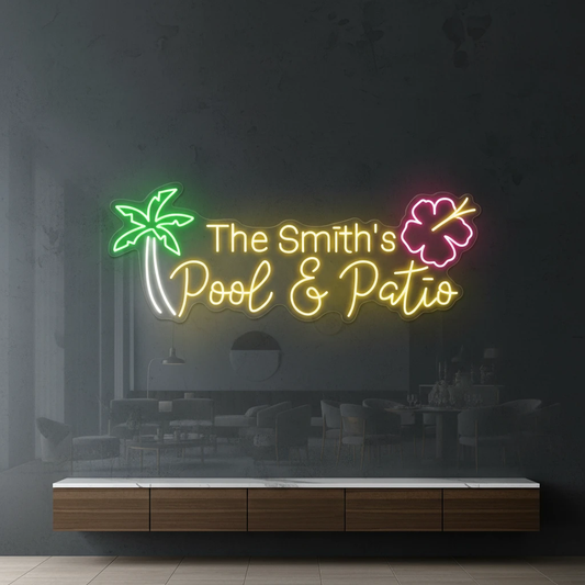 Custom Palm Tree Neon Sign Tropical Decor Sign by Neonchics