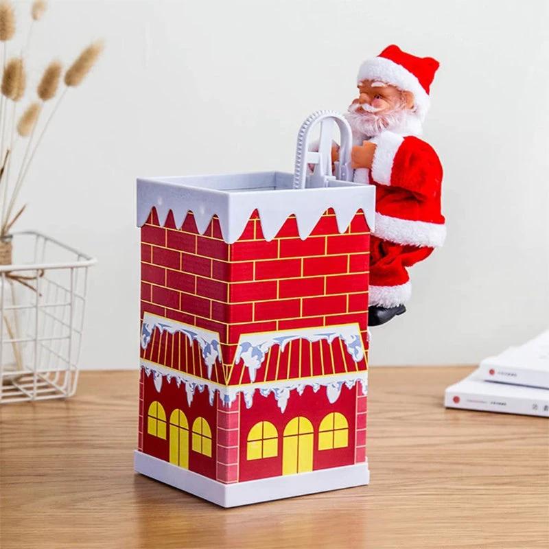 electric climbing ladder Santa Claus by Bowlift