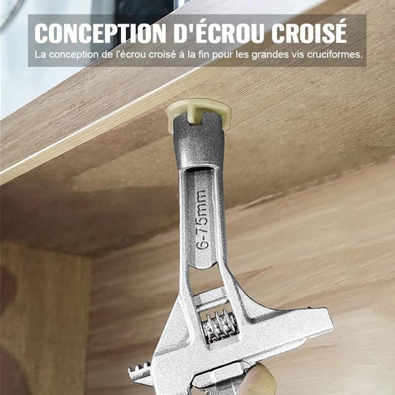 Multifunctional bathroom key tool by Bowlift