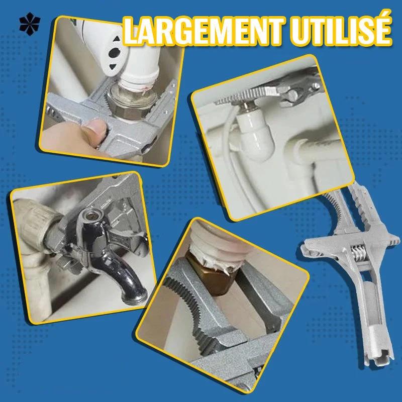 Multifunctional bathroom key tool by Bowlift