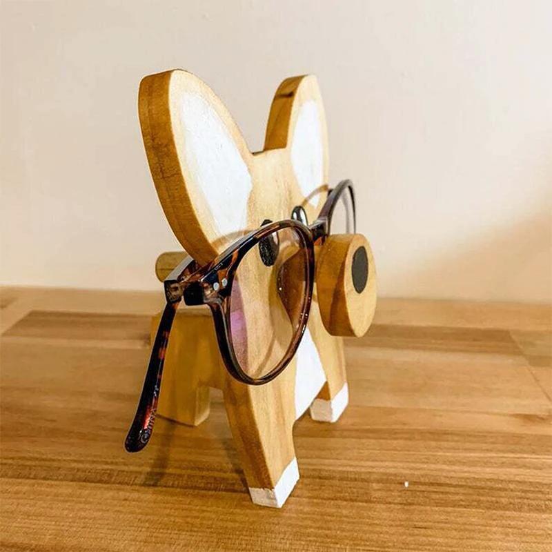 Cute wooden glasses case in animal shape by Bowlift