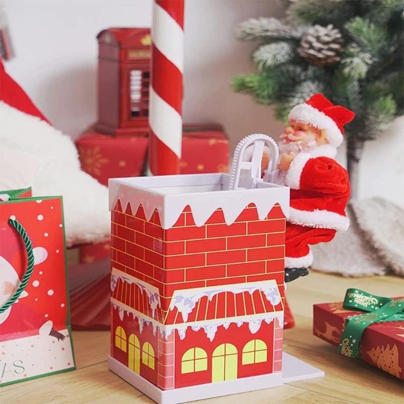 electric climbing ladder Santa Claus by Bowlift