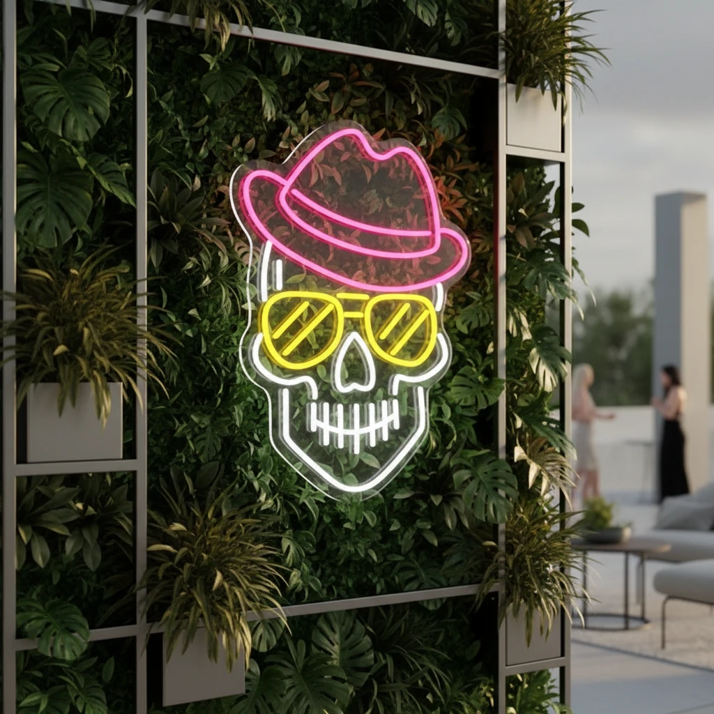 Skull Neon Sign Gaming Room Decor Sign by Neonchics