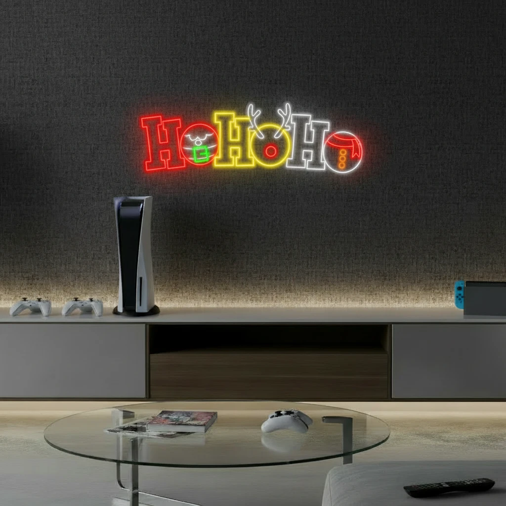 Ho Ho Ho Neon Sign Christmas Led Neon Light by Neonchics