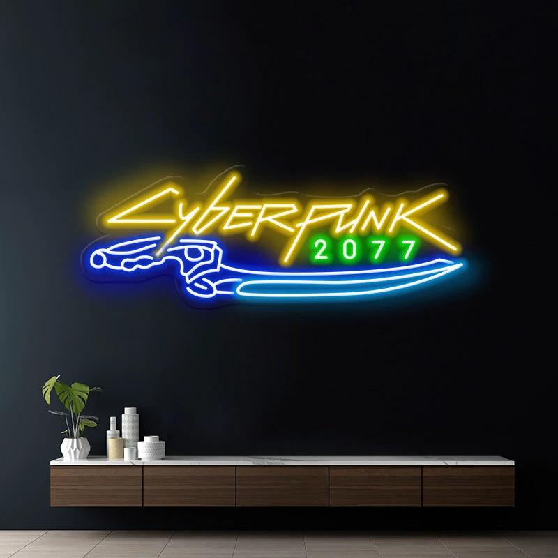 Cyberpunk 2077 Neon Sign for Gaming Room Decor by Neonchics