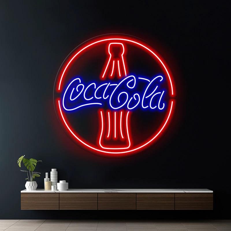 Coca Cola Bottle Led Neon Sign for Wall Decor by Neonchics