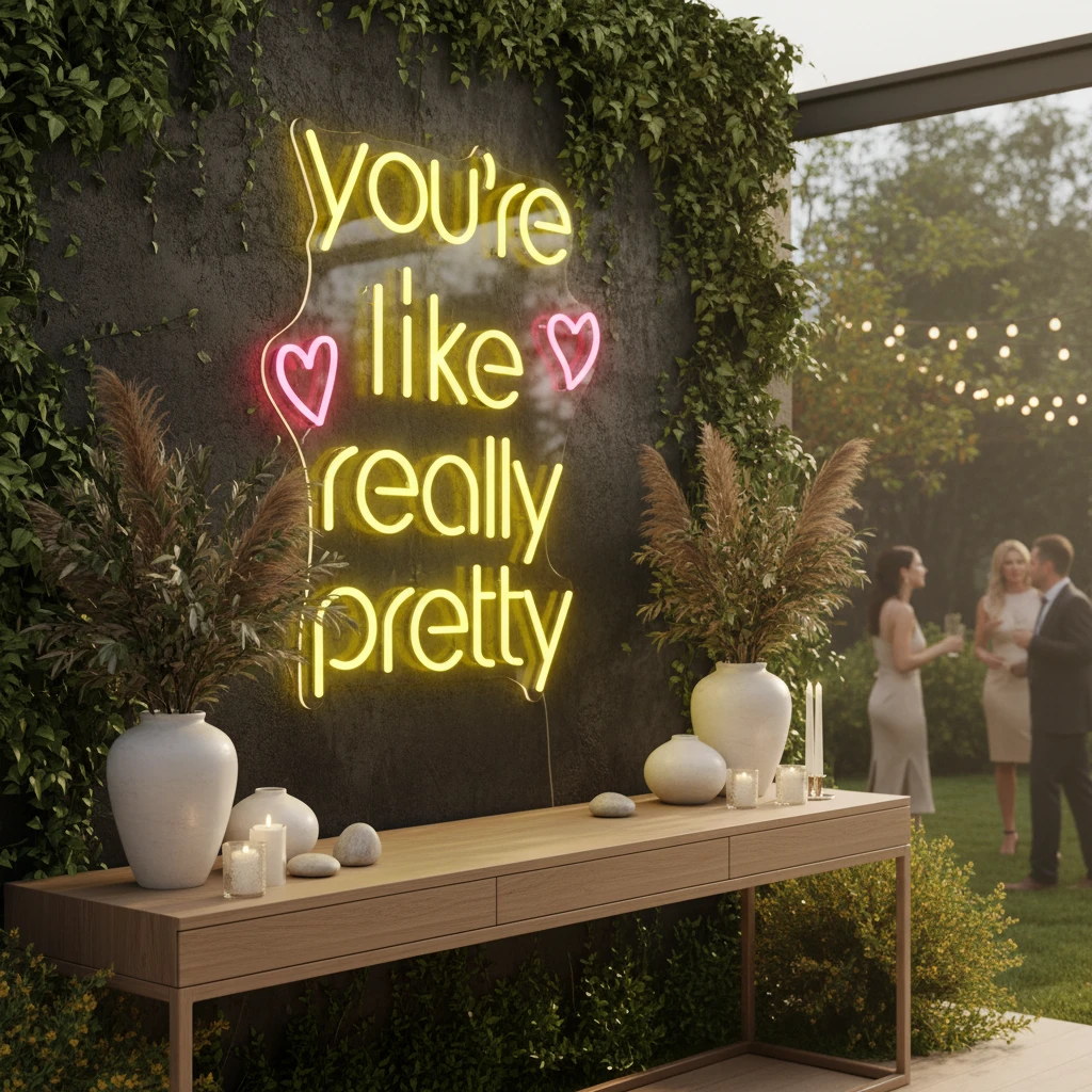 You're Like Really Pretty Led Neon Sign by Neonchics