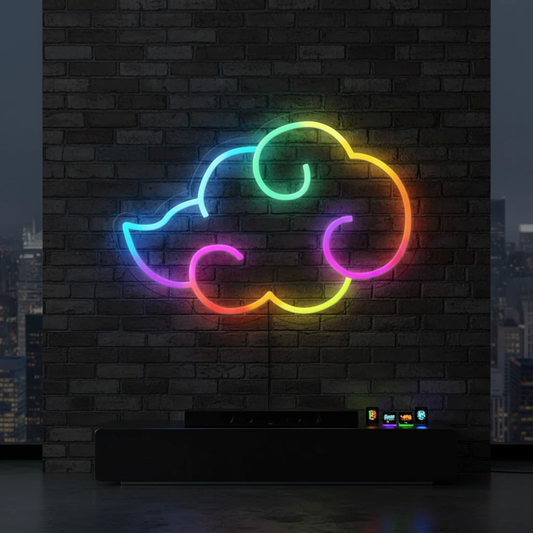 Akatsuki Cloud LED Neon Sign Home Decor Sign by Neonchics