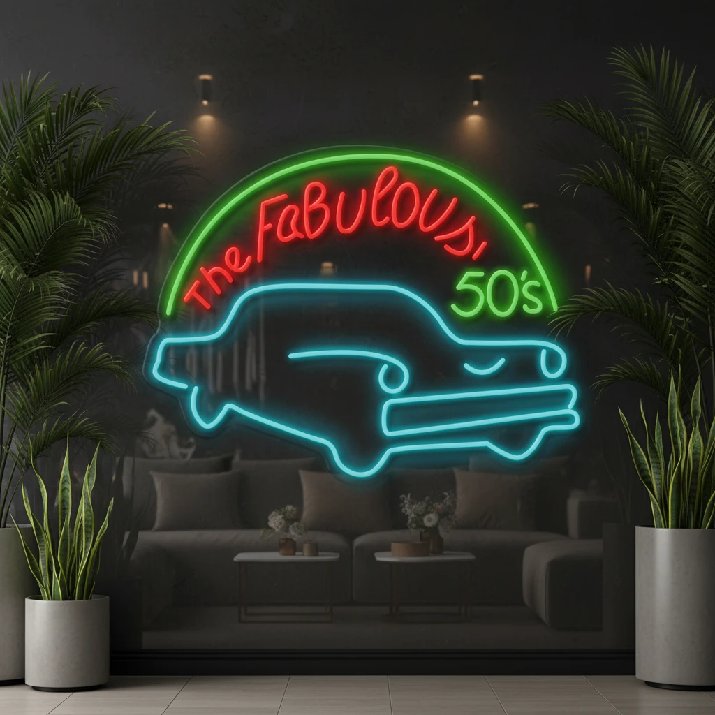 The Fabulous 50s Led Neon Sign by Neonchics