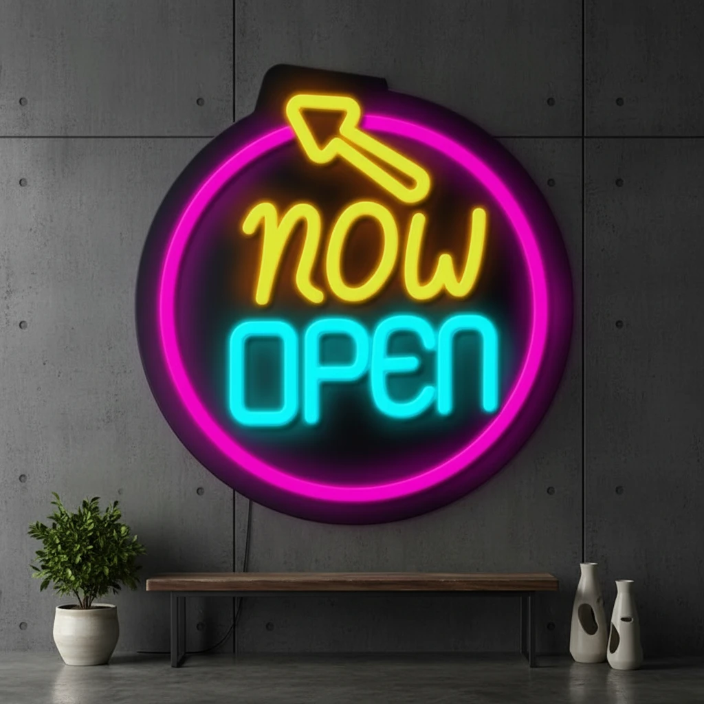 Now Open Led Neon Sign Shop Decor Sign by Neonchics