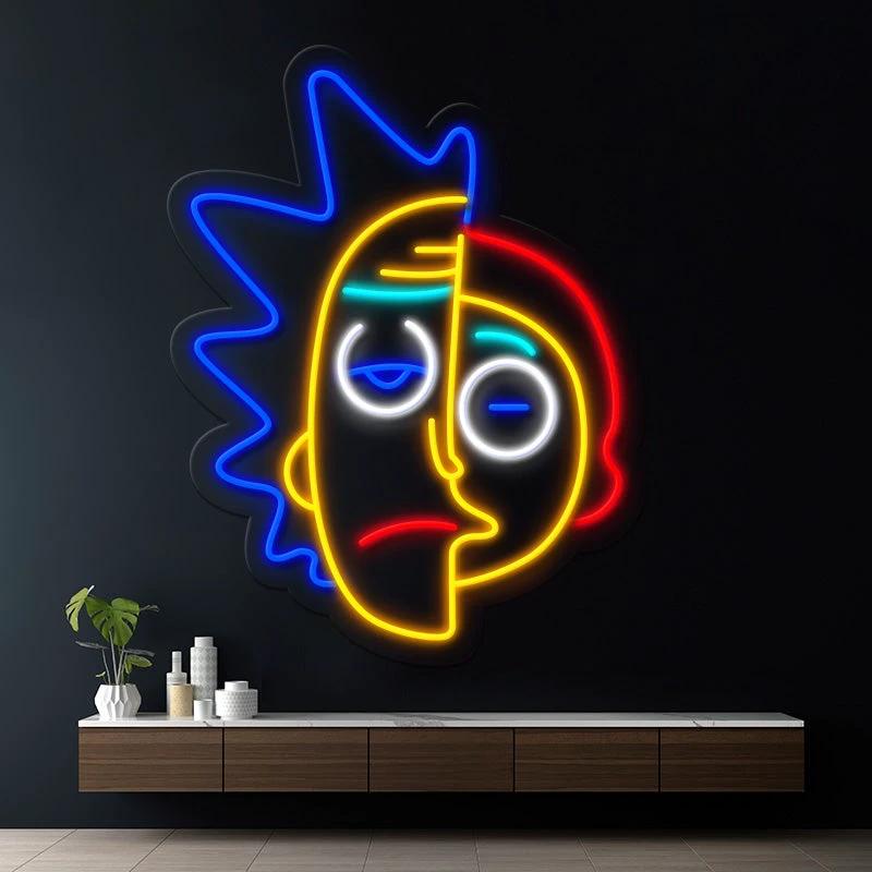 Rick and Morty Led Neon Sign Room Decor Sign Light by Neonchics