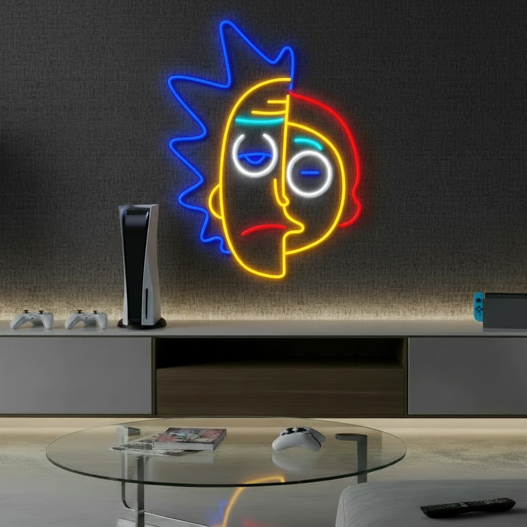 Rick and Morty Led Neon Sign Room Decor Sign Light by Neonchics