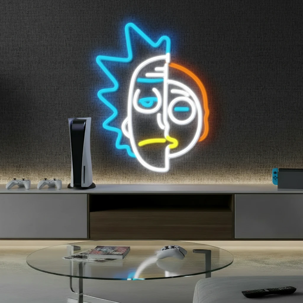 Rick and Morty Led Neon Sign Room Decor Sign Light by Neonchics