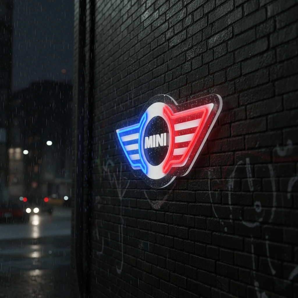 MINI Car Logo Led Neon Sign by Neonchics