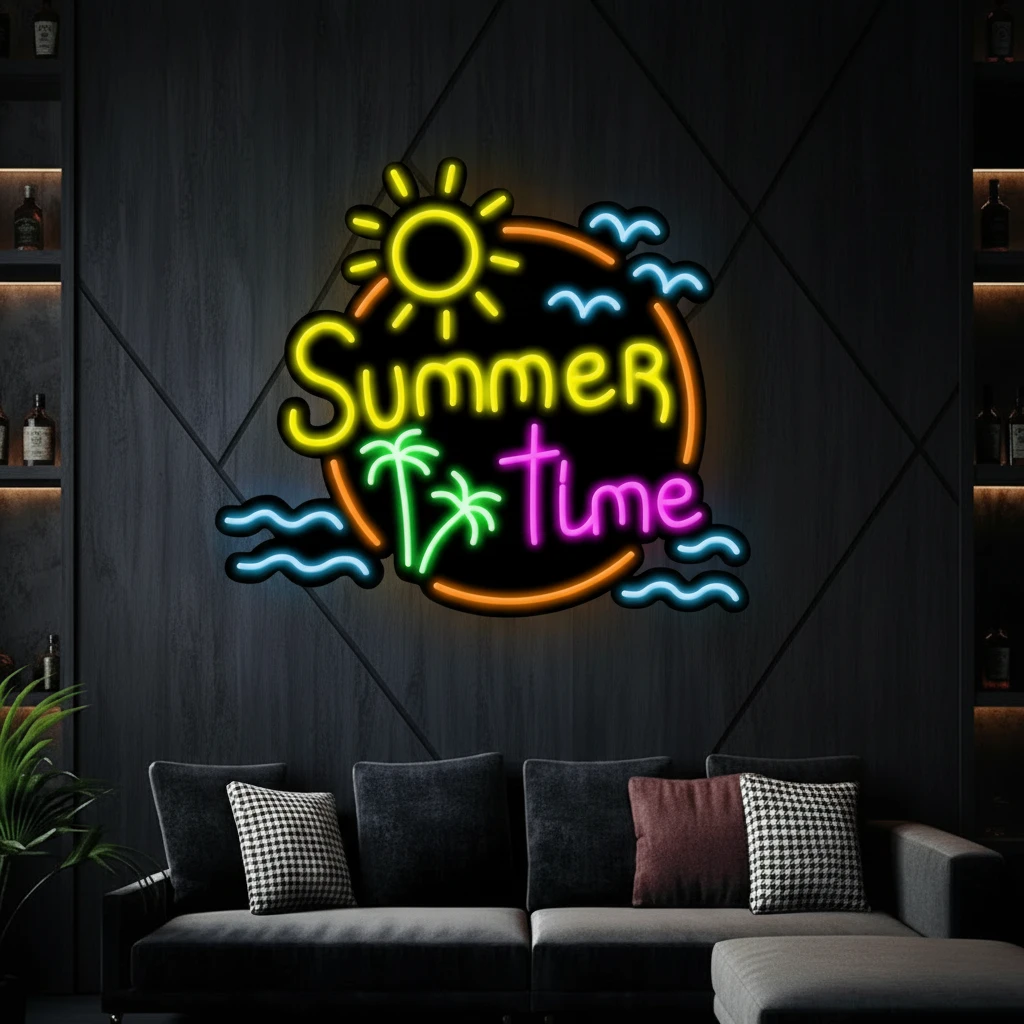 Summer Time Led Neon Sign by Neonchics