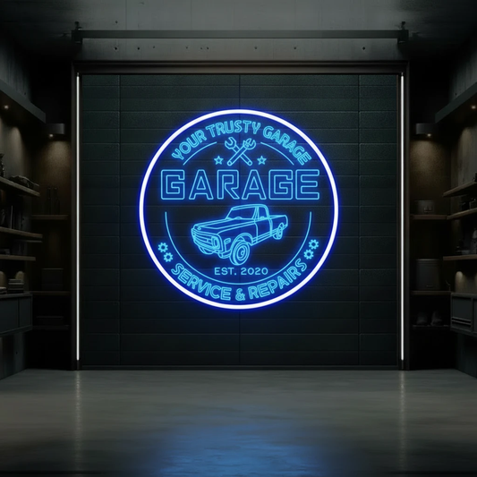 Custom Garage Led Neon Sign Man Cave Gift by Neonchics