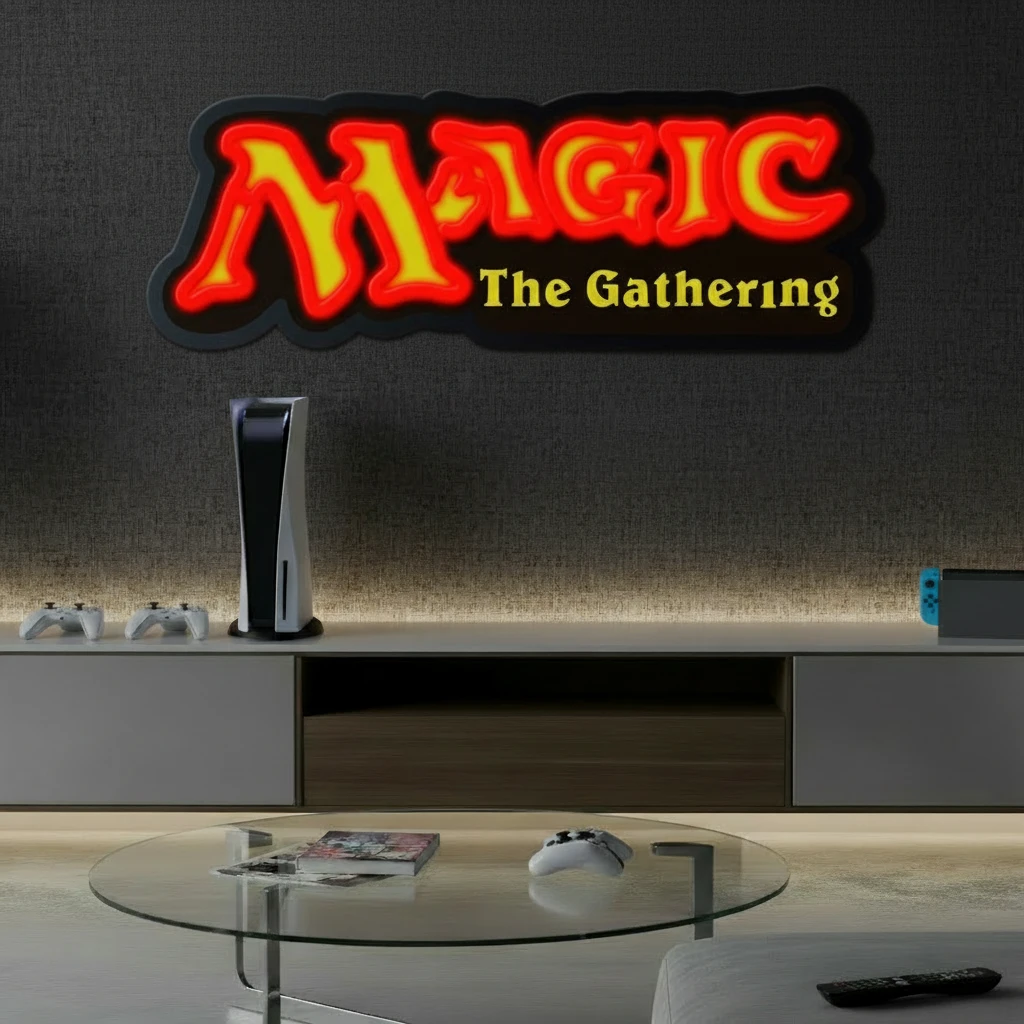 Magic The Gathering Led Neon Sign Fans Gift by Neonchics