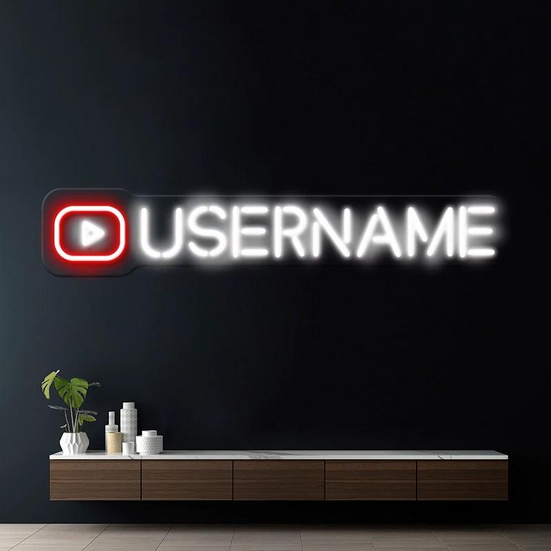 Gamertag Led Neon Sign Man Cave Decor Sign by Neonchics
