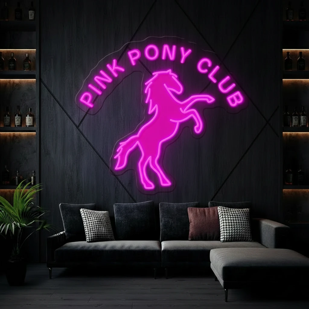 Pink Pony Club Led Neon Sign by Neonchics