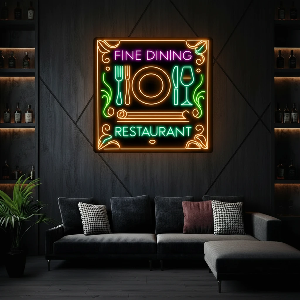 Restaurant Led Neon Sign Shop Dining Room Decor Sign by Neonchics