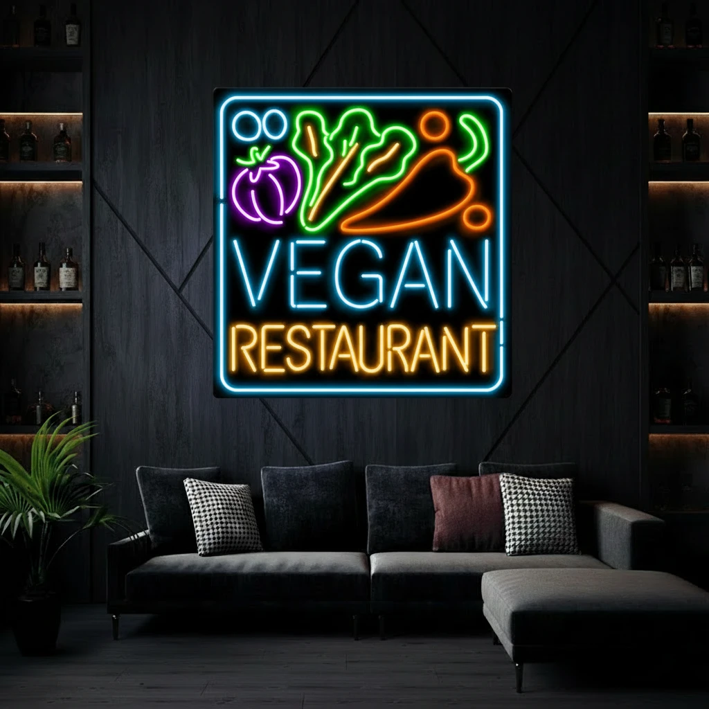 Restaurant Led Neon Sign Custom Business Shop Decor Sign by Neonchics