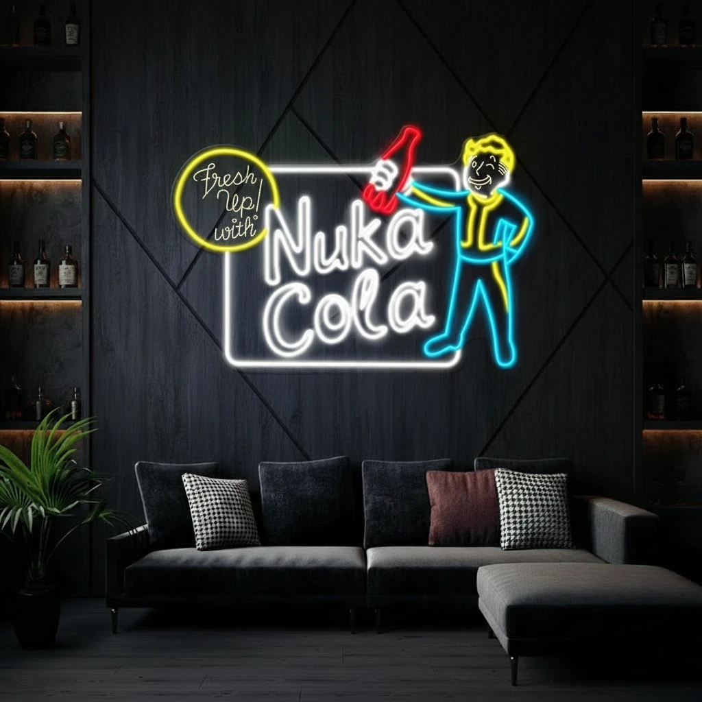 Nuka Cola Led Neon Sign for Bar Shop Decor by Neonchics