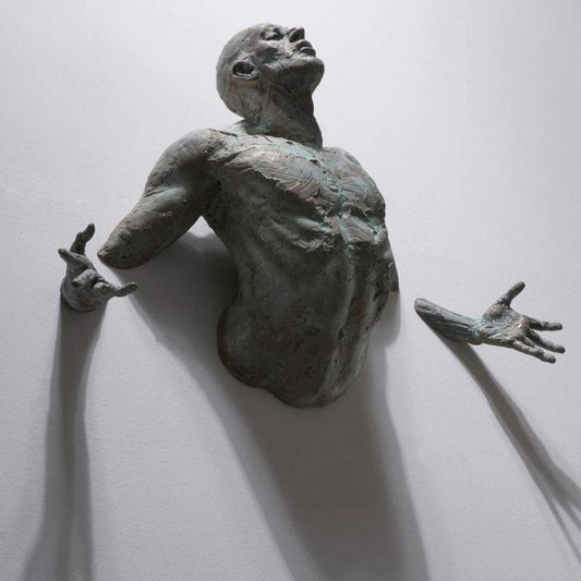Art of Wall Sculpture Ornament Made of Resin by Bowlift