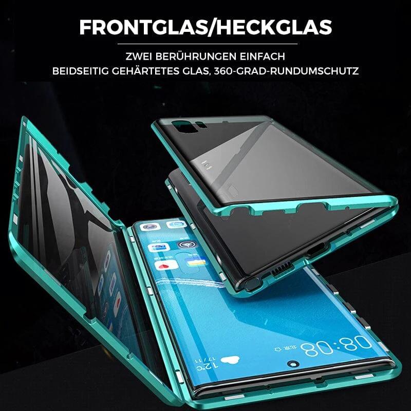 Samsung magnetic tempered glass double-sided phone case by BowLift