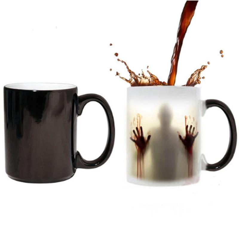 Heat Sensitive Bloody Hands Mug by Bowlift