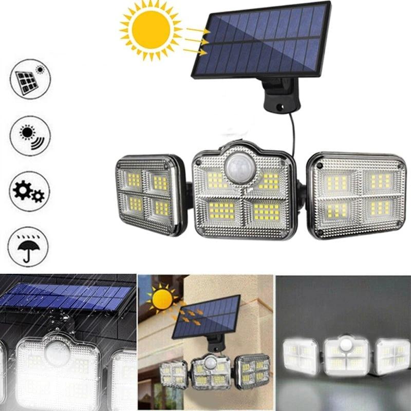 Solar Induction Wall Light Split with Remote Control by Bowlift
