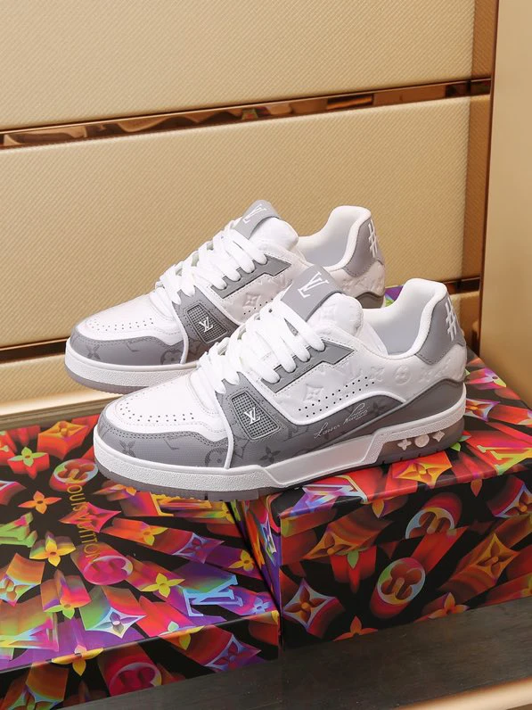 Luxury Trainer Skate Sneakers Shoes #54 Signature Gray White by Air Jordan