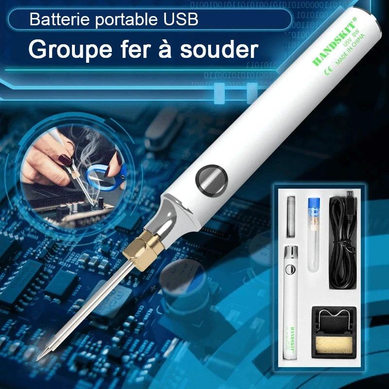 Portable Electric Soldering Iron Set Usb by Bowlift