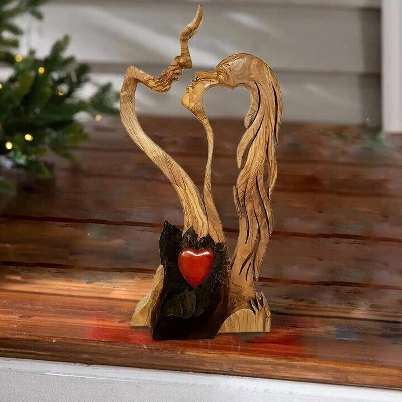 Wood decorations ornaments love forever by Bowlift