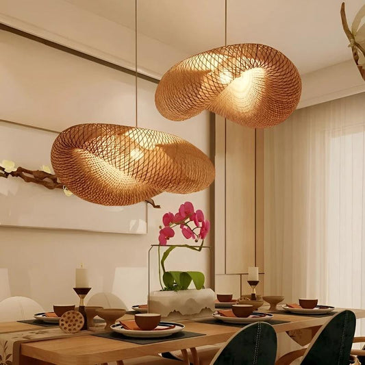 BambooAura - nature-inspired bamboo pendant Bowlift by Bowlift