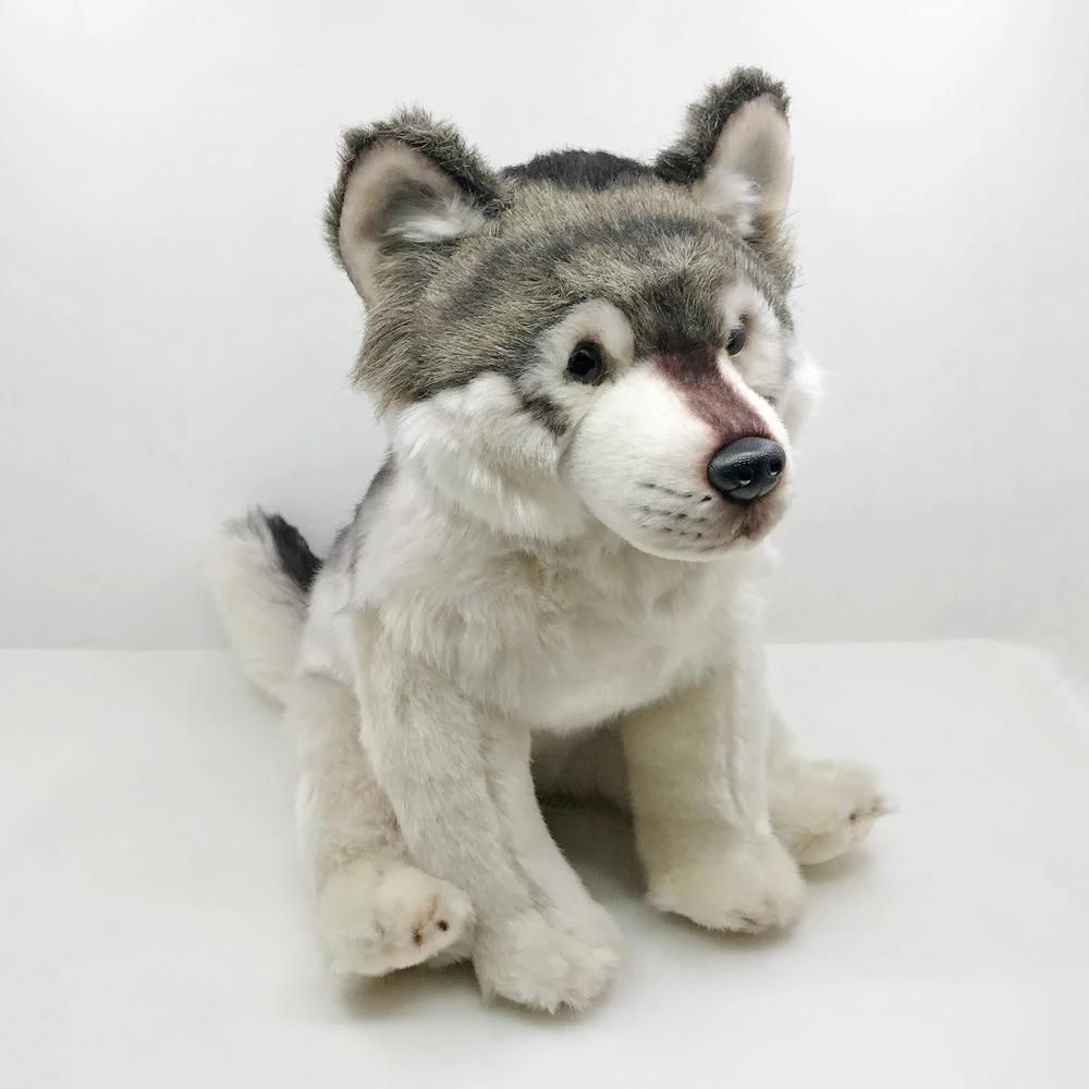 Gray Wolf Plush Toy by BowLift