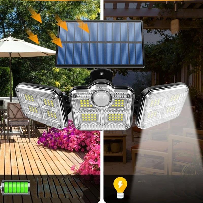 Solar Induction Wall Light Split with Remote Control by Bowlift