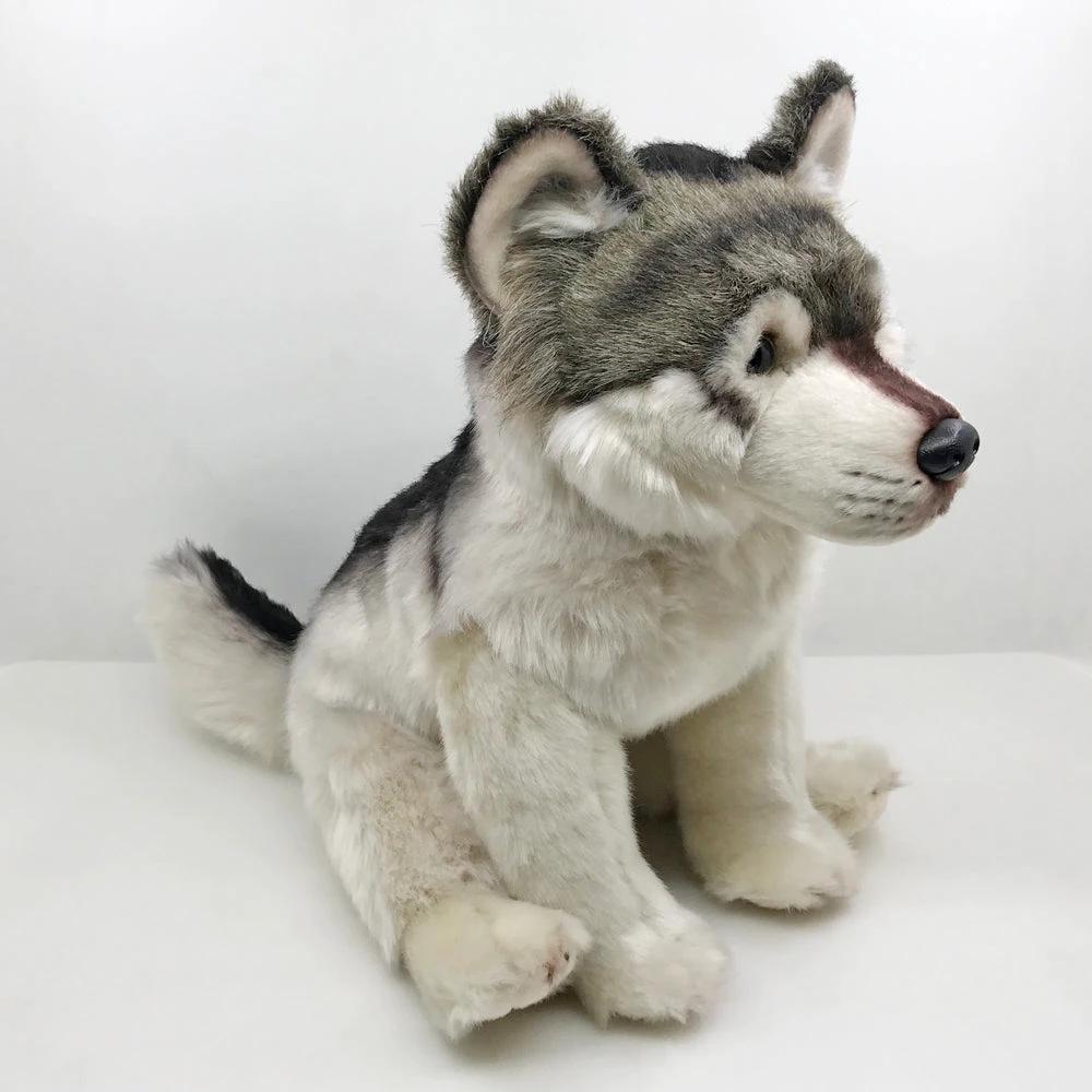 Gray Wolf Plush Toy by BowLift