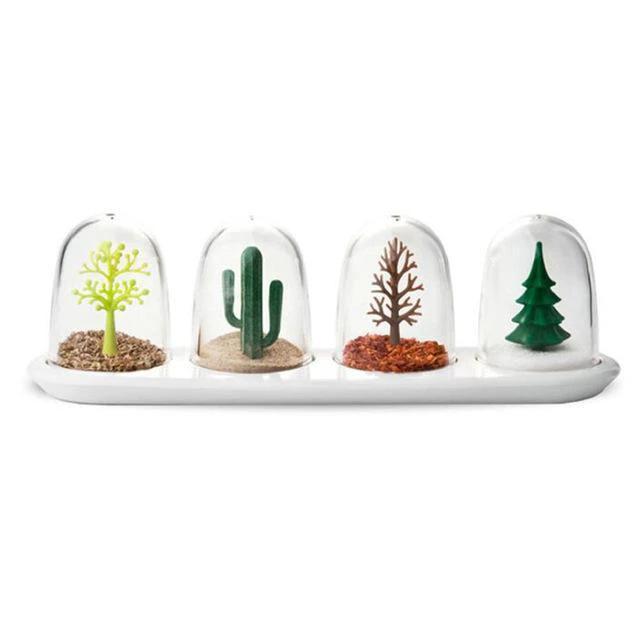 Tempus - Ornament Dome Salt & Pepper Shakers by Bowlift
