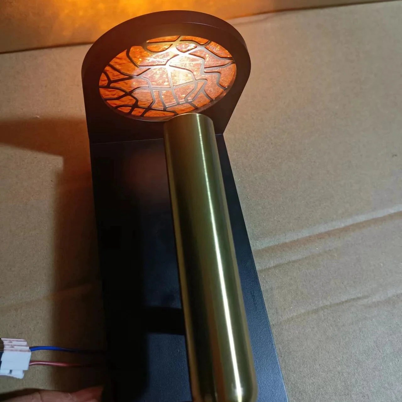 Adjustable Nordic LED Wall Light with Flame Effect Bowlift by Bowlift