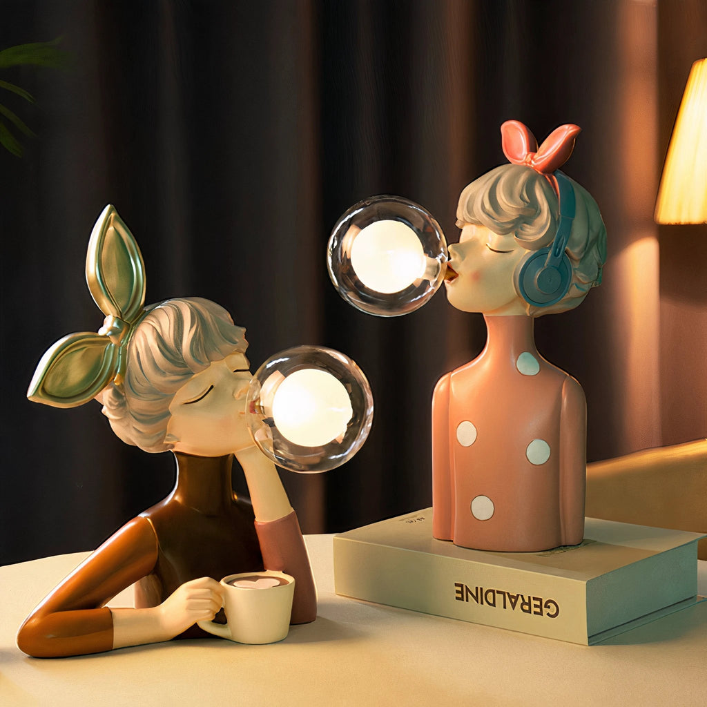 Sisterly Creations | Table lamp Bowlift by Bowlift