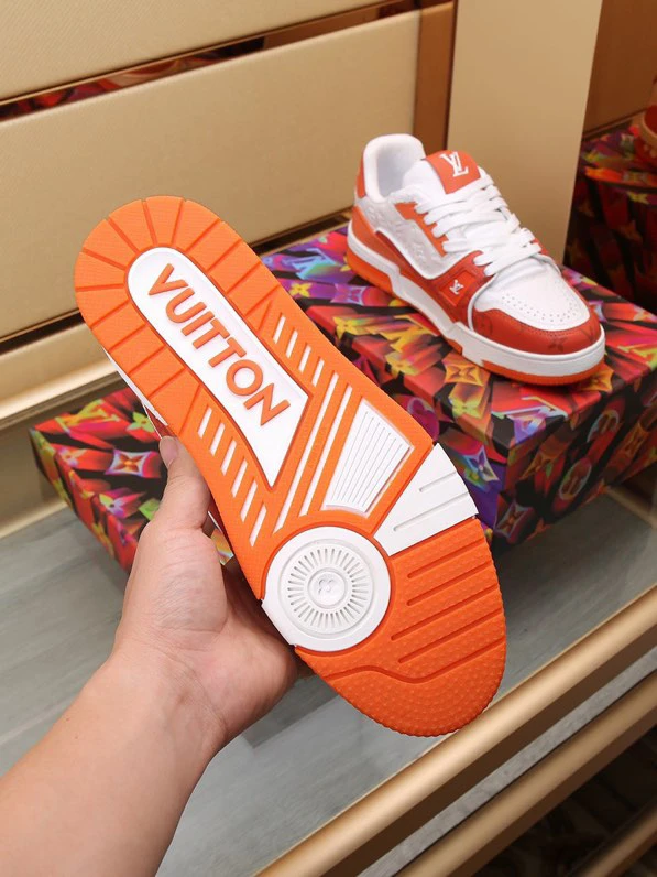 Luxury Trainer Sneakers Shoes #54 Signature Orange by Air Jordan